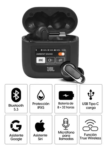 🎧 Audífonos Inalámbricos JBL Tour Pro 2